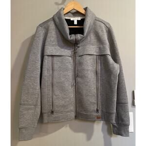 Peace‎ Love World Scuba Jacket Zip Up Draw String Womens XL